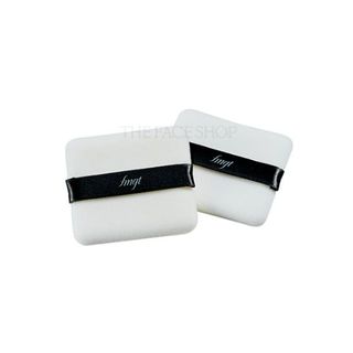 THE FACE SHOP - Daily Beauty Tools Square Flocking Puff Set, 2 pcs, 4 g, 8806182576980