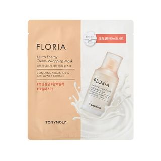 TONYMOLY - Floria Nutra Energy Cream Wrapping Mask, 16g x 1 pc, 28 g, 8806194042695