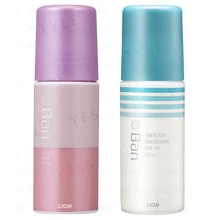 LION - Ban Nano Ion Block Deodorant Roll-On, Soap - 40ml, 60 g, 4903301220428