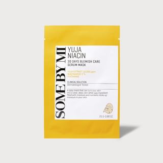 SOME BY MI - Yuja Niacin Blemish Care Serum Mask, Renewed - 25g, 32 g, 8809647393245