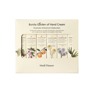 MediFlower - Bonita Garden Hand Cream Set, 75g x 6 pcs, 600 g, 8809116503465
