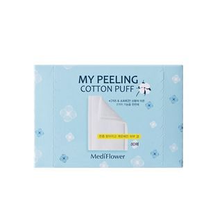 MediFlower - My Peeling Cotton Puff, 80 pcs, 100 g, 8809241340041
