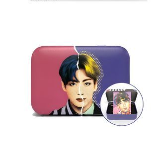 MTPR - BTS Jung Kook Face Illustration Contact Lens Case, 1 pc, 60 g, Lens Case