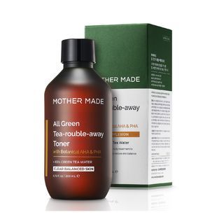 MOTHER MADE - All Green Tea-Rouble-Away Toner, 200ml, 500 g, 8809380061753