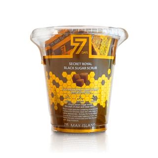 May Island - 7 Days Secret Royal Black Sugar Scrub, 3g x 12 pcs, 83 g, 8809515401249