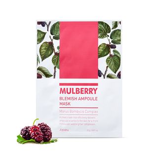 A’PIEU - Mulberry Blemish Ampoule Mask, 23g x 1 pc, 31 g, 8809643511636