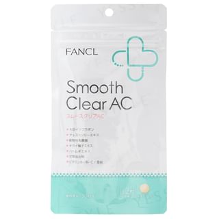 Fancl - Smooth Clear AC Tablet (New Version), 60 tablets (30 days supply), 23 g, 4908049508128