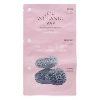 THE FACE SHOP - Jeju Volcanic Lava 3-Step Impurity-Removing Nose Strip Kit, 1 pc, 15 g, 8806182592263