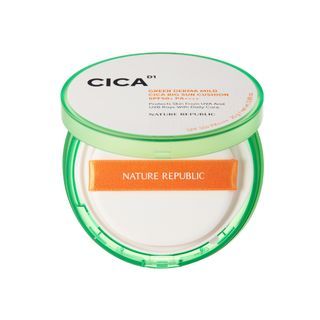NATURE REPUBLIC - Green Derma Mild Cica Big Sun Cushion, 25g, 124 g, 8806173484737