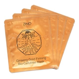 Zino - Ginseng Gold Firming Bio-Cellulose Mask, 4 pcs, 214 g, 4895084329729