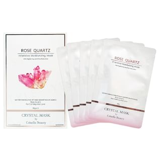 Crystal Mask - Rose Quartz Intensive Moisturizing Mask Set, 5 pcs, 274 g, 8809525544097