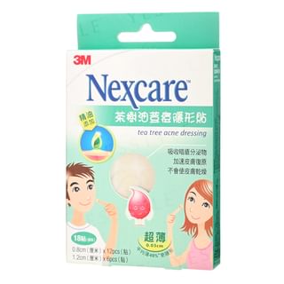 3M - Nexcare Tea Tree Acne Dressing Patch, 18 pcs, 14 g, 4891203492954