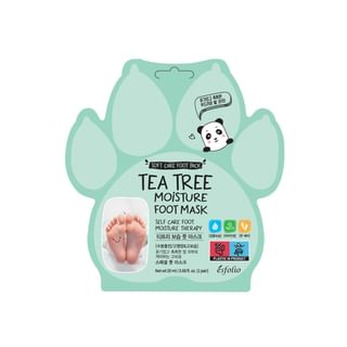 esfolio - Tea Tree Moisture Foot Mask, 20ml x 1 pair, 34 g, 8809386886350