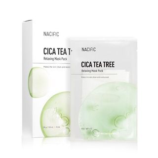 Nacific - Cica Tea Tree Relaxing Mask Pack Set, 1 set, 383 g, 8809517462064