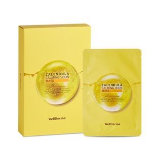 WellDerma - Calendula Calming Soon Mask Set, 10 pcs, 408 g, 8809502183783