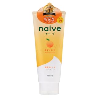Kracie - Naive Yuzu Ceramide Face Wash, 130g, 152 g, 4901417674579