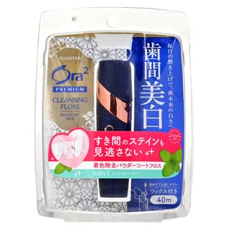 Sunstar - Ora2 Premium Cleansing Floss 40M, Mint, 35 g, 4901616216297