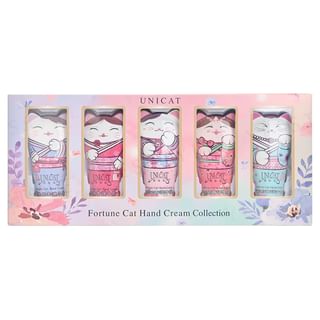 UNICAT - Fortune Cat Hand Cream Collection Gift Set, 40ml x 5, 340 g, 4715862369146
