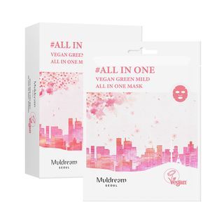 Muldream - Vegan Green Mild All In One Mask Set, 25ml x 10 pcs, 339 g, 8809443284235