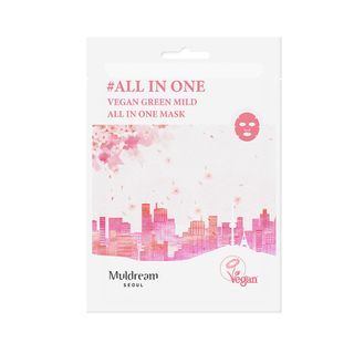 Muldream - Vegan Green Mild All In One Mask, 25ml x 1 pc, 32 g, 8809443284136