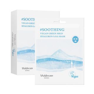 Muldream - Vegan Green Mild Hyaluron S.O.S Mask Set, 25ml x 10 pcs, 377 g, 8809443284242