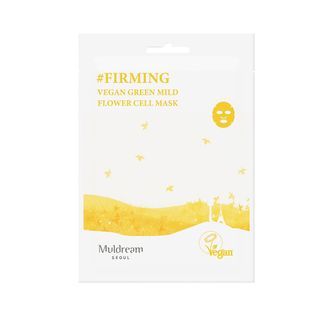 Muldream - Vegan Green Mild Flower Cell Mask, 25ml x 1 pc, 31 g, 8809443284167