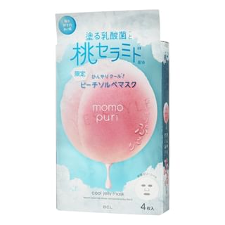 BCL - Momo Puri Peach Cool Jelly Mask, 4 pcs, 142 g, 4515061089117
