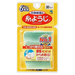 Kobayashi - Disposable Plastic Stemmed Dental Floss, 30 pcs, 40 g, 49860238