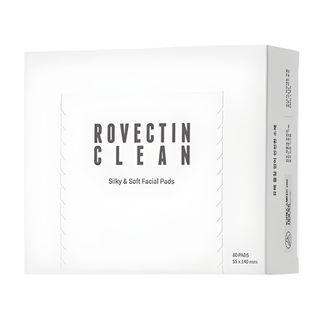 ROVECTIN - Clean Silky & Soft Facial Pads, 80 pcs, 58 g, 8809348502960