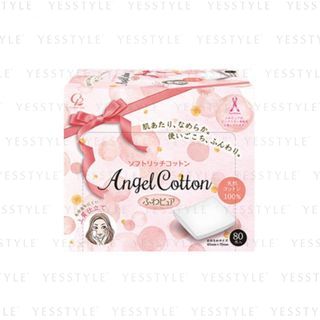 Cotton labo - Fluffy Pure Soft Rich Cotton Puff, 80 pcs, 200 g, 4973202206210