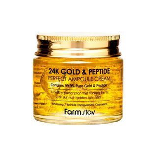 Farm Stay - 24K Gold & Peptide Perfect Ampoule Cream, 80ml, 233 g, 8809469776189