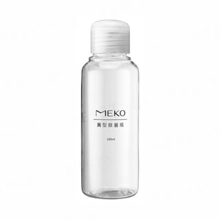 MEKO - Round Flat Bottle 100ml, 100ml, 100 g, 4712862900799