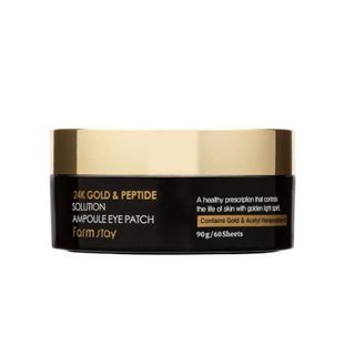 Farm Stay - 24K Gold & Peptide Solution Ampoule Eye Patch, 60 patches, 199 g, 8809460461152