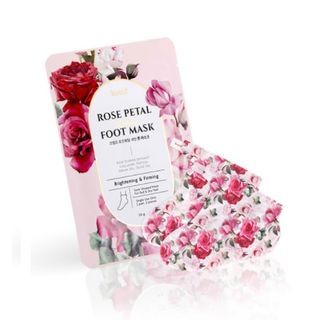 PETITFEE - Rose Petal Satin Foot Mask, 1 pair, 32 g, 8809508850740