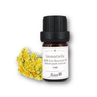 Aster Aroma - 100% Pure Essential Oil Immortelle Helichrysum Italicum, 5ml, 45 g, 489020190005