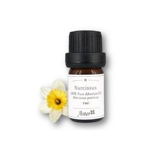 Aster Aroma - 100% Pure Absolute Oil Narcissus Poeticus, 5ml, 45 g, 489020660005