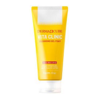 Farm Stay - Dermacube Vita Clinic Cleansing Gel Foam, 180ml, 231 g, 8809657115486