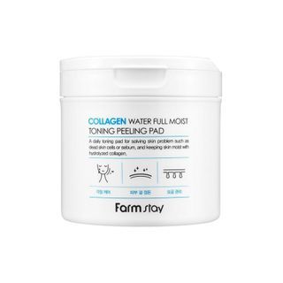 Farm Stay - Collagen Water Full Moist Toning Peeling Pad, 70 pcs, 281 g, 8809595051136