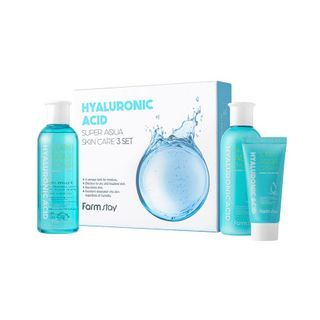 Farm Stay - Hyaluronic Acid Super Aqua Skin Care 3 set, 3 pcs, 734 g, 8809809800222