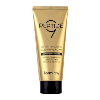 Farm Stay - Peptide 9 Super Vitalizing Cleansing Foam, 180ml, 226 g, 8809480773662