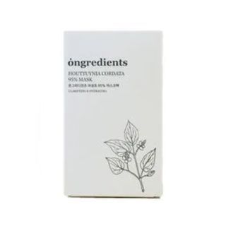 ongredients - Houttuynia Cordata 95% Mask Set, 20g x 5 pcs, 158 g, 8809456987055