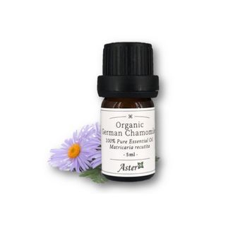 Aster Aroma - 100% Pure Essential Oil Organic German Chamomile Matricaria Recutita, 5ml, 45 g, 489020410005
