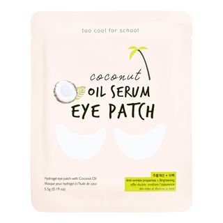 too cool for school - Coconut Oil Serum Eye Patch, 5.8g x 1 pair, 30 g, 8809658626974