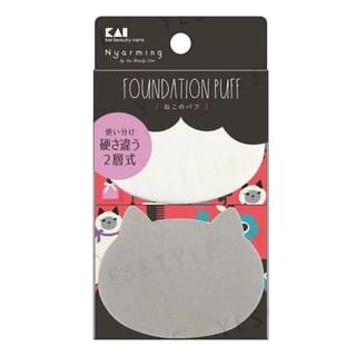 KAI - Nyarming Foundation Puff, 2 pcs, 30 g, 4901601070156