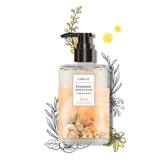 UNICAT - Feminine Intimate Wash Bergamot Perfume, 200ml, 275 g, 4715862365032