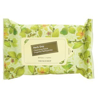 THE FACE SHOP - Herb Day Cleansing Tissue Handy Pack, 20 sheets, 120 g, 8806182575457