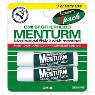 OMI - Menturm Stick With Menthol, 4g x 2, 30 g, 4987036413478