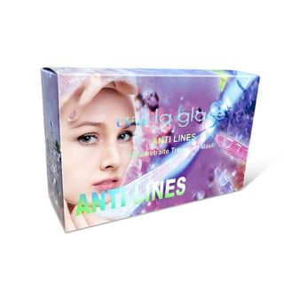 la glace - Anti Lines Signs Retraite Treatment Mask, 8 pcs, 280 g, 50600569