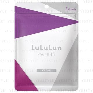 LuLuLun - Over 45 Face Mask Clear, 7 pcs, 200 g, 4582305068917