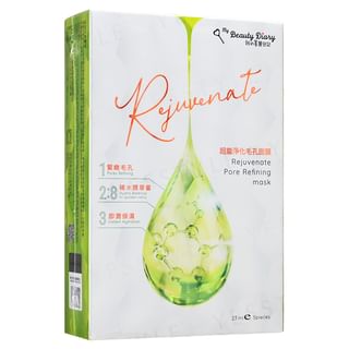 My Beauty Diary - Rejuvenate Pore Refining Mask, 5 pcs, 178 g, 4713575130473